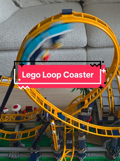 Gifting you a Lego Loop Coaster cred for Valentines Day 🎢🥰 #lego #rollercoaster #legotok #themepark #valentinesday
