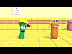 When Junior and Laura Are Bored............ Veggietales animation