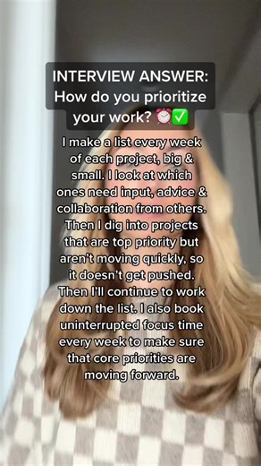 Prioritizing Work: Interview Answer Tips & Techniques