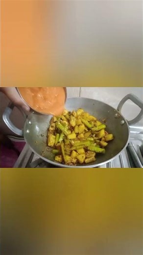 village style moringa/drumstick ki sbji👌😋 #moringarecipes #drumstickmasalacurry #drumsticksabji