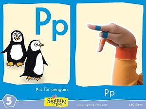Learn how to sign the letter P - SigningTime Dictionary