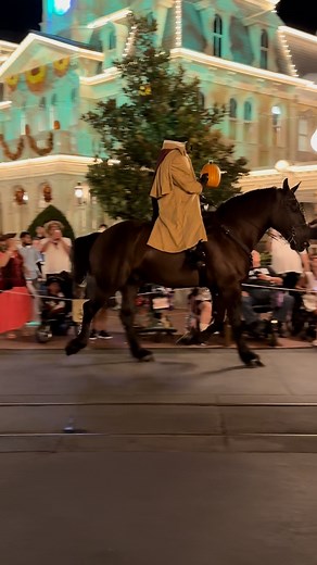 2.4M views · 31K reactions | The Headless Horseman is so SPOOKY to start the Boo to You Parade  #mickeysnotsoscaryhalloweenparty #headlesshorseman #bootoyouparade | Chip and Company | Facebook