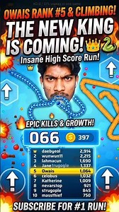 Can We Hit 1,000,000 Score? (Insane Gameplay) 🤯 #snakeio #viral