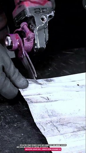 Mini Electric Scissor Tools – DIY Cordless Cutting Attachment 12V