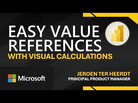 Easily refer to values in your visual with visual calculations