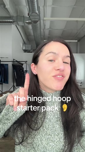 Hinged Hoop Starter Pack for Ear Piercings