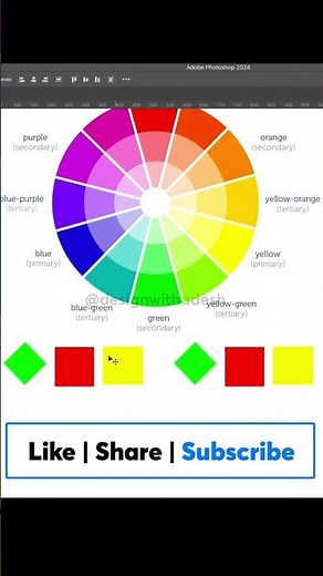 Color Theory Explained Simply 🌈 | Designer Tips #shorts