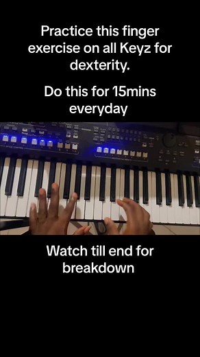 Piano Finger Exercise for Enhanced Dexterity