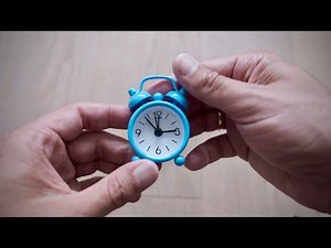 Retro mini alarm clock