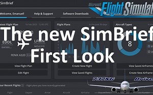 全新的SimBrief网站界面和飞行计划【橘颂_SkyStudio中英双字】