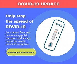 1.4K views · 3 comments | Before using public transport, please do a lateral flow test. They are available at test sites, pharmacies or online at https://www.nhsinform.scot/testing | Perth and Kinross Council | Facebook