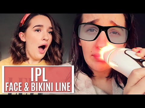 CONTINUING MY IPL JOURNEY: UPPER LIP & BIKINI LINE?! | LASER HAIR REMOVAL AT HOME