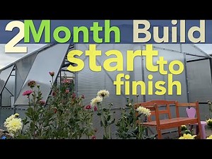 How I Built a Steel Greenhouse with Polycarbonate Panels (Step-by-Step) - Here's How It Went