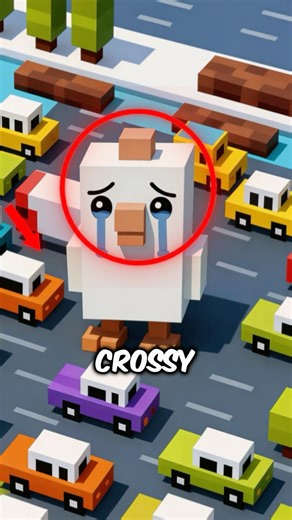 Why don’t the cars ever stop for the Chicken in Crossy Road? 😳 #shorts