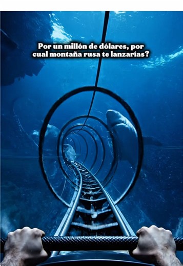 Por un millón de dólares, por cual montaña rusa te lanzarías? 🎢 - - #oddlysatisfyingvideos #asmrtiktok