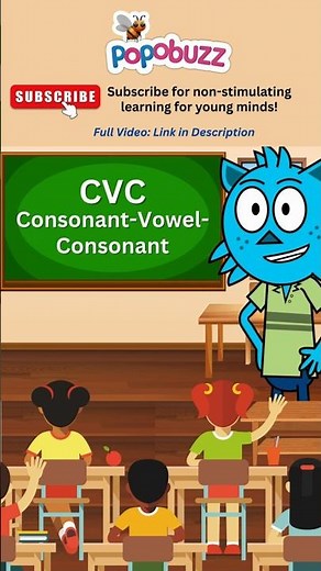 Learn CVC Words with Teacher! Fun Phonics Game + Read Faster #cvc #3letterwords