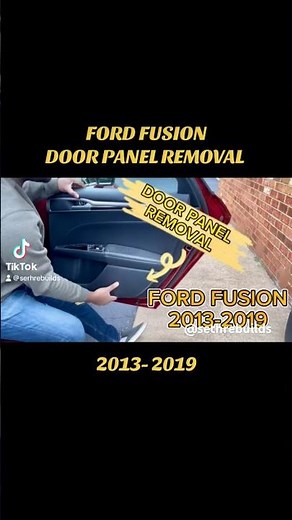 Ford fusion door panel removal 2013-2019