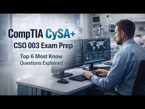 CompTIA CySA+ CS0 003 Exam Review Tips + Must Know Question Types