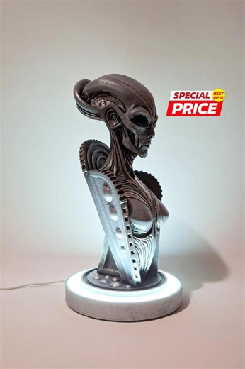 Alien Bust, Sci-fi, Alien Collectible,ufo - Etsy