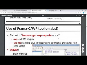 Formal Verification using Frama-C - Part 1