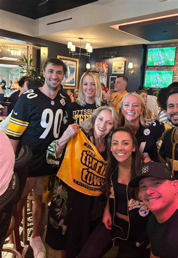 Steelers Nation, Tampa is ready for you 🖤💛🌴 🏈 Steelers vs. Falcons • 9.13.26 📍 American Social Tampa 🍻 Private VIP room   game sound Come watch with the Tampa Bay Steelers Gang! 🔗 RSVP in bio #SteelersNation #HereWeGo #TampaSteelers #TampaBay #Steelers