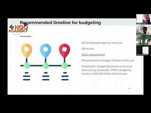What is the best time to do budgeting for nonprofits / NGOs? | NGO Academy Highlights