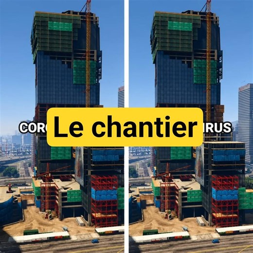 😂 Ça c'est le chantier de GTA 5 en 2019 et 2026 #gta
