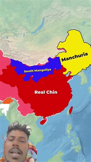 Chin pahle Aisa nahin tha #facts #sciencefacts #map #knowledgeocean #history