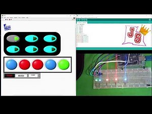 SECUENCIA DE LEDS ARDUINO Y LabVIEW (120) ✅✅✅