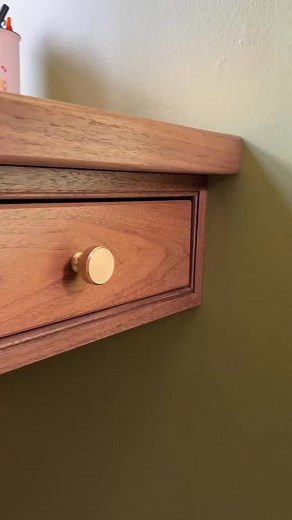 Here’s some detail showing a beaded face frame and green lined drawers. . . . #woodworking #maker #build #furniture #create #design | Yocowood