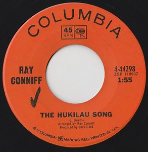 Ray Conniff - The Hukilau Song / One Paddle Two People