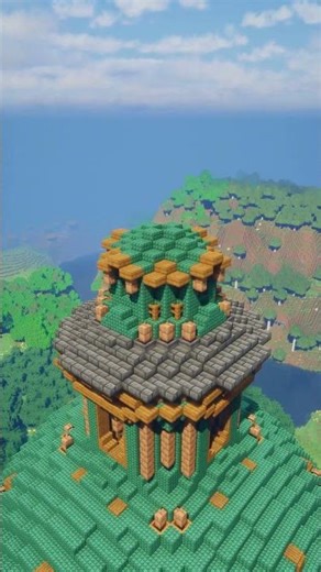 Minecraft White Rose Temple🏛️#minecraft