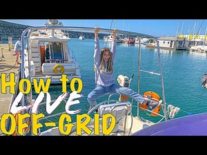 SOLAR POWERED SAILBOAT: How to live OFF-GRID l Ep. 51