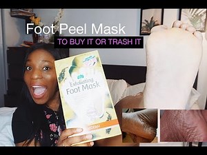 Better than a Pedicure | PUREDERM Exfoliating foot PEEL mask