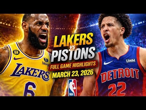 Los Angeles Lakers vs Detroit Pistons Full Game Highlights – March 23, 2026 | NBA Season