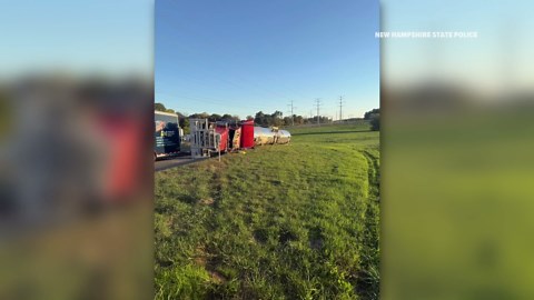Tanker truck rolls over in Portsmouth, NH