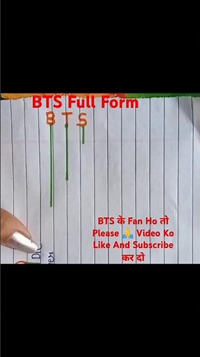 BTS Full Form | Full Form Of BTS| BTS | BTS Ka Full Form Kya Hota Hai | Did You Know Full FormOf BTS