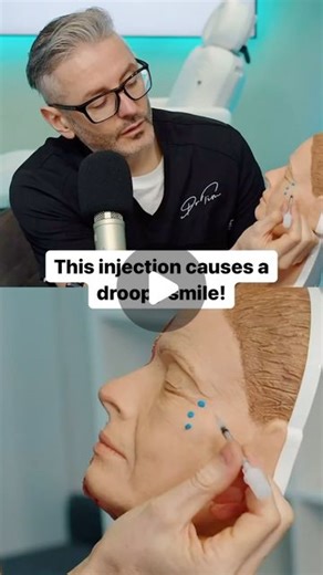 Dr Tim Pearce | This injection point is right on the zygomaticus major muscle, if you inject Botox here, your patient could end up with a droopy smile. | Instagram