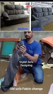 How To Make Old sofa Fabric change making a Repair sofa seat and spring ✅