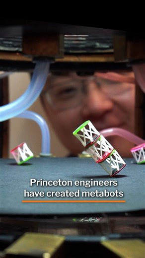 Princeton Engineering on Instagram: "In an experiment reminiscent of the “Transformers” movie franchise, engineers at Princeton University have created a type of material that can expand, assume new shapes, move and follow electromagnetic commands like a remotely controlled robot even though it lacks any motor or internal gears. “You can transform between a material and a robot, and it is controllable with an external magnetic field,” said researcher Glaucio Paulino, the Margareta Engman Augusti