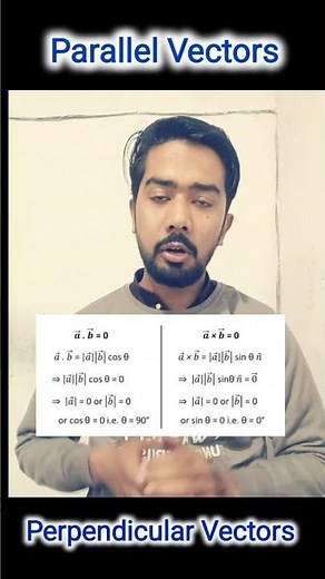 Parallel Vectors | Perpendicular Vectors