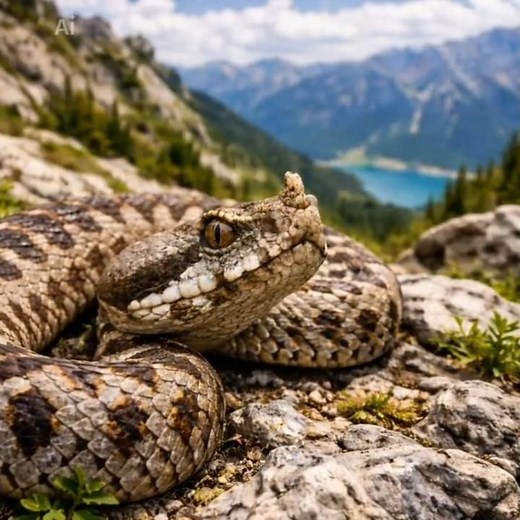 Kaum jemand weiß das: Diese Giftschlange lebt in Kärnten#wissen #natur #österreich #hornotter #tiere