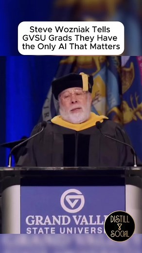 While commencement speakers across the country are telling graduates to embrace the AI revolution as their entry-level jobs disappear into the algorithm, Apple co-founder Steve Wozniak took the stage at Michigan’s Grand Valley State University and offered a much-needed correction. Everyone has AI, he said. Actual intelligence. Wozniak’s speech may have wandered, but on this point, the personal computing visionary nailed it. The future should not be built by telling young people to compete with m