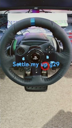Setting up g29 wheel