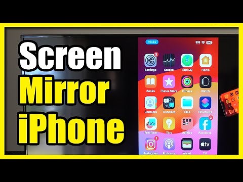 How to Screen Mirror your iPhone to your Amazon Fire TV (Easy Method)