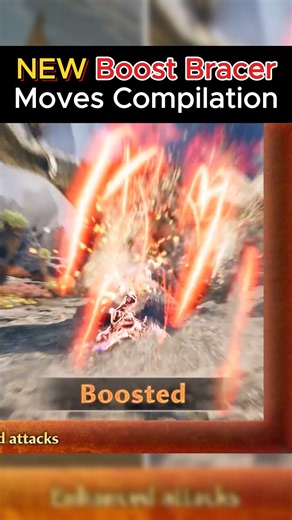 NEW Boost Bracer Moves Compilation - MH Wilds Ascendance #mhwilds