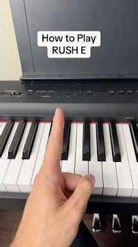 How to Play Rush E on Piano (Easy) #piano #tutorial #rushe