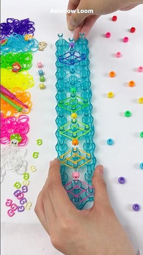 So this is why it’s called “Rainbow” Loom… #crafts