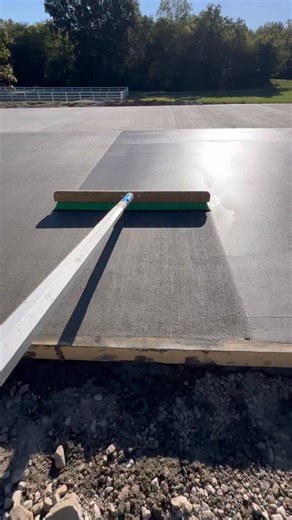 PRO brooming with the green bristle @magnoliabrushmfrs broom. 💵💪💯 - - #concrete #concreteconstruction #foundation #proconcrete #standupscreed #swimmingpool #cadillacconcreteproducts #construction #westernforms #aluminumforms #concretefinishing #explorepage #poolcontractor #work #timelapse #excavation #trending #explore #viral #viralvideo #viralvideos #trending #reels #viralreels #clarkconcreteconstruction #clarkconcrete | clarkconcreteconstruction