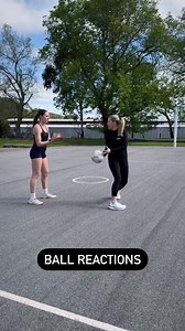 ⚑BALL CHALLENGES⚑ Give this one a go. Tricky… Fun… and keeps your ball handling sharp.➝ On the App http://geni.us/netfit . Members receive a weekly 1 hour Group Training program they can run this pre-season. It has 4 stations and one of those stations are “Ball Challenge” here is an example of Week 2. | NETFIT Netball